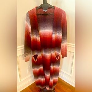 Joseph A Wool Blend Duster Cardigan